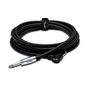 Cable para guitarra 6 m, 6,35 mm, conector mono acodado/recto, color plateado Áengus Silver Tweed 
