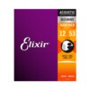 Elixir Nanoweb 11052 Light 12-53 Acoustic Guitar Strings