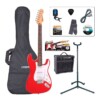 Encore Pack Guitarra Eléctrica E6 Rojo