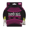 Ernie Ball Patch Cable Black SA EB6076 (Pack de 3) 45cms