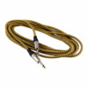 RockCable Instrument Cable – Recto, 9 metros, Vintage Tweed