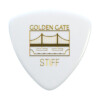 Golden Gate MP-304 Deluxe Flat Pick - Large Triangle - Stiff - White