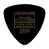 Golden Gate MP-303 Deluxe Flat Pick - Large Triangle - Stiff - Black