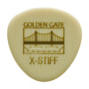 Golden Gate MP-121 Deluxe Flat Pick - Rounded Triangle - Extra Stiff - Ivoroid